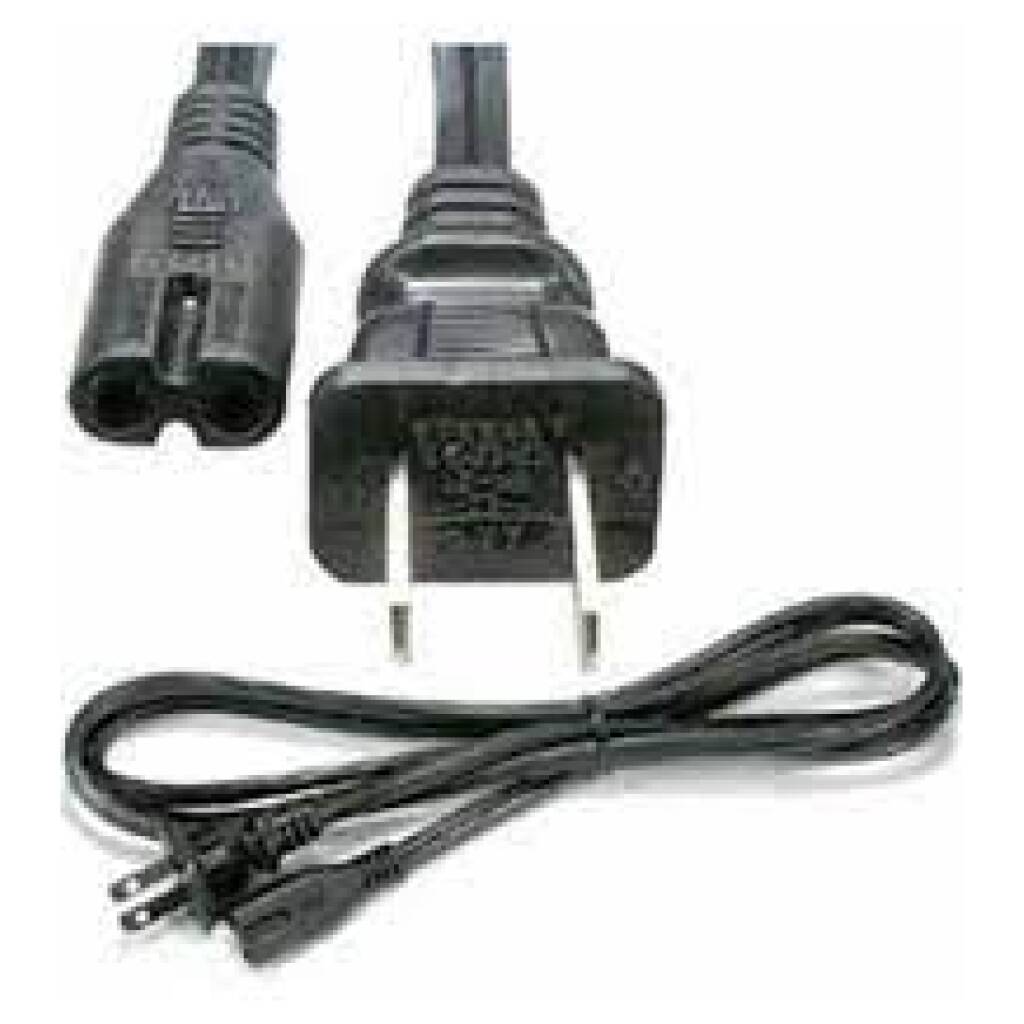 Cable Corriente Poder Para Cargador Laptop 2 Polos Tipo 8