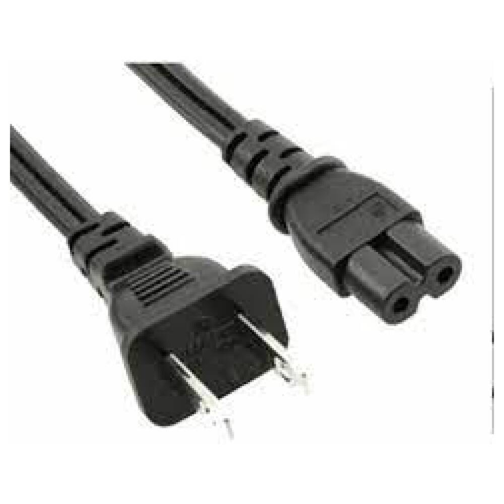 Cable Corriente Poder Para Cargador Laptop 2 Polos Tipo 8 - Imagen 3