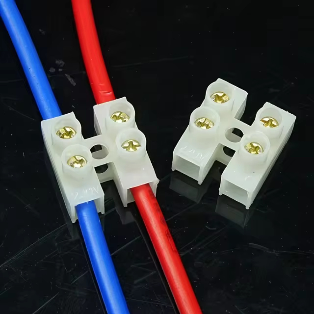 terminales conector de cable de plástico tornillo conector de cable tira de conector de cable - Imagen 2