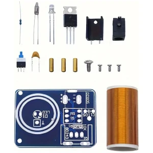 Kit de Bobina Tesla DIY Mini - 9-12V BD243, Iluminación Inalámbrica y Transferencia de Energía,