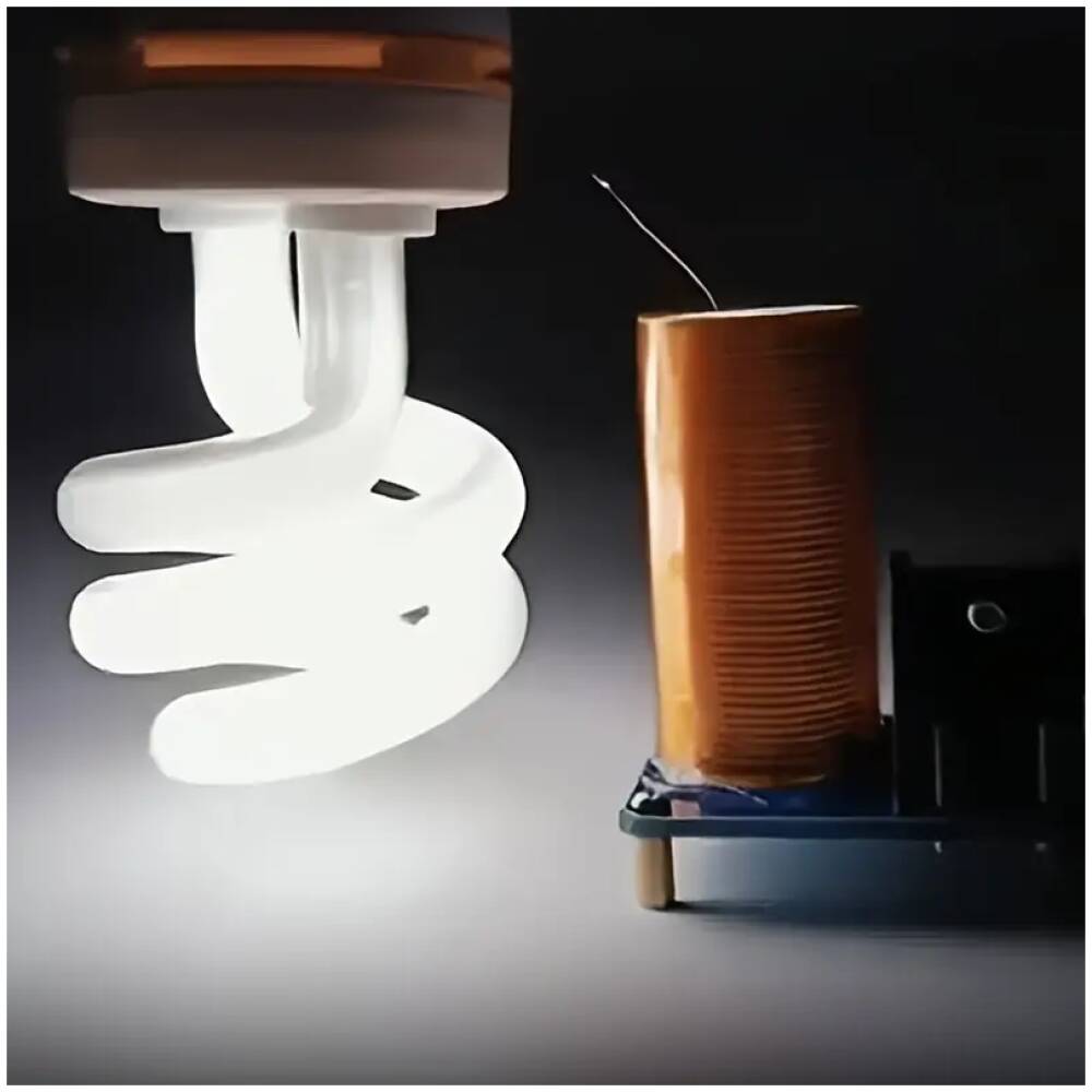 Kit de Bobina Tesla DIY Mini - 9-12V BD243, Iluminación Inalámbrica y Transferencia de Energía,