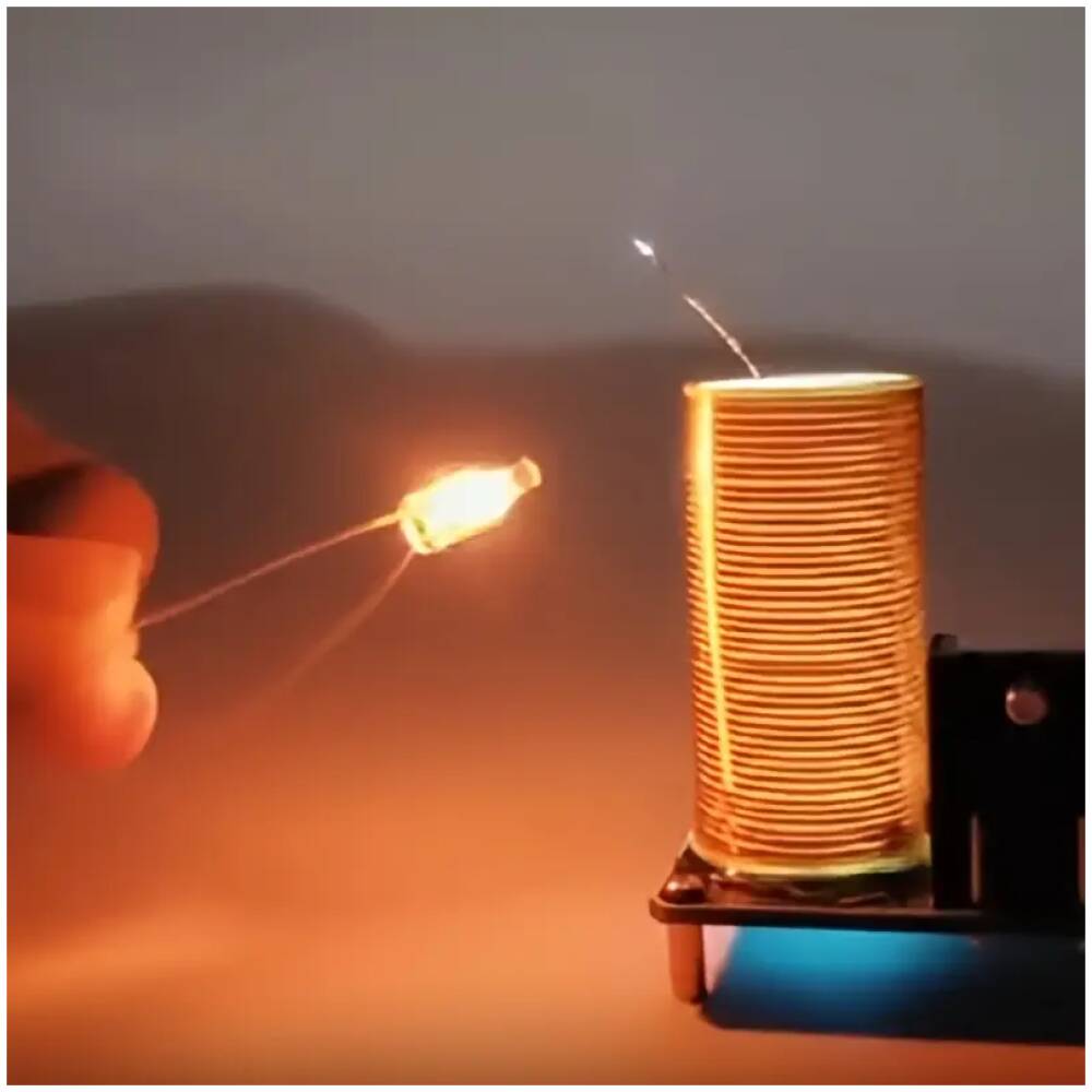 Kit de Bobina Tesla DIY Mini - 9-12V BD243, Iluminación Inalámbrica y Transferencia de Energía,