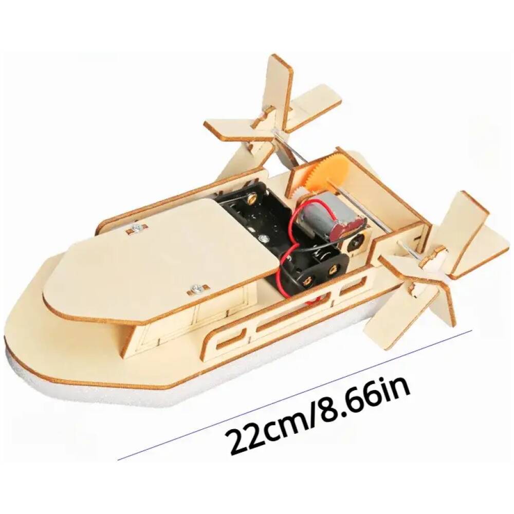 Kit proyectos de barco eléctrico DIY - Invención de física, rompecabezas experimentales